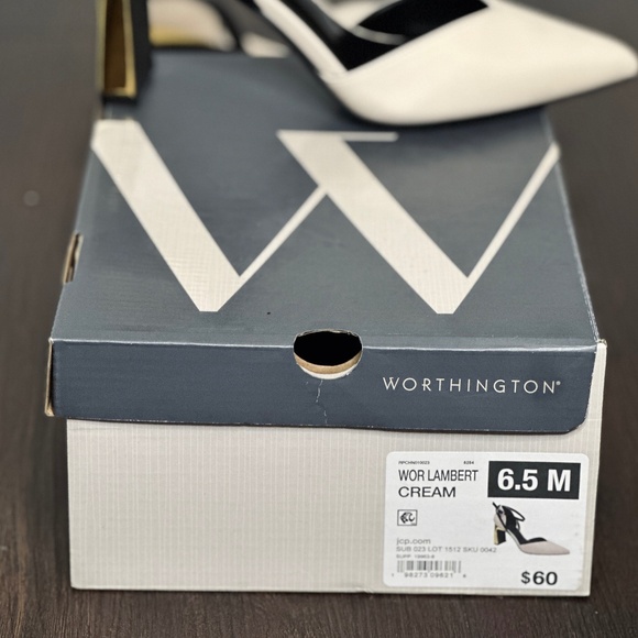 ✨ Worthington Lambert Women’s Pointed Closed Toe Flared Heel Pumps ✨ Size 6.5 - Picture 11 of 11
